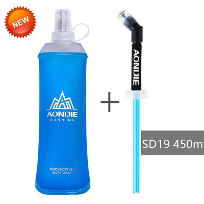 AONIJIE SD09/SD10 Soft Flask | 250ml & 500ml | Collapsible Water Bottle | Running Hydration