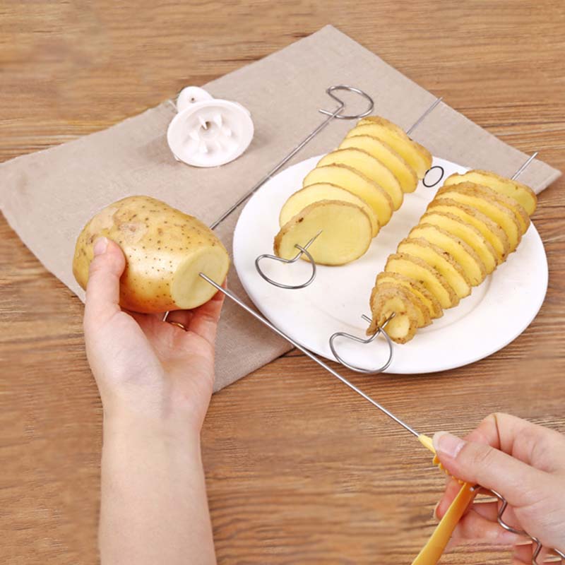 Spiral Potato Cutter: Creative Kitchen Vegetable Tool