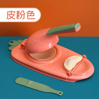 2-in-1 Manual Dough Press - DIY Dumpling Maker & Wrapper Tool