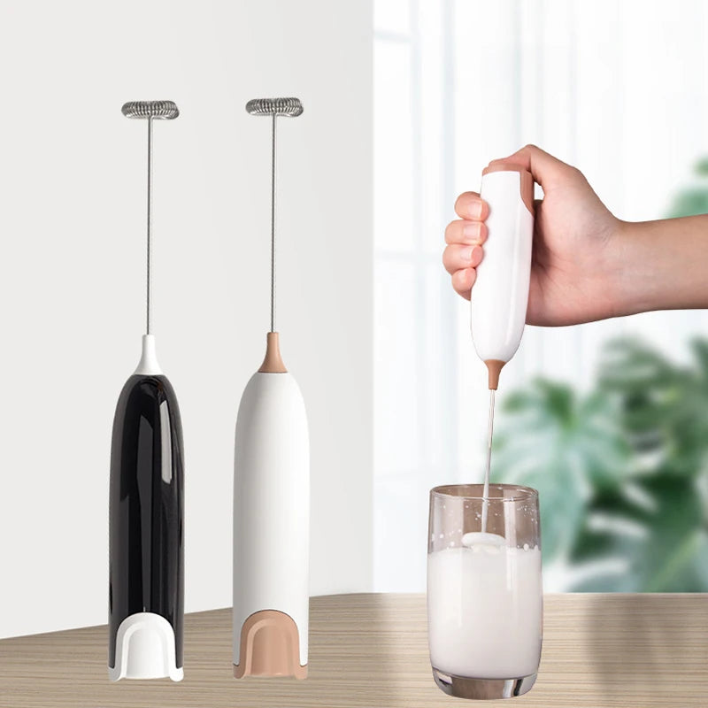 Mini Milk Frother | Portable Foam Machine for Lattes, Coffee, Cappuccino, Matcha, Hot Chocolate | Drink Mixer