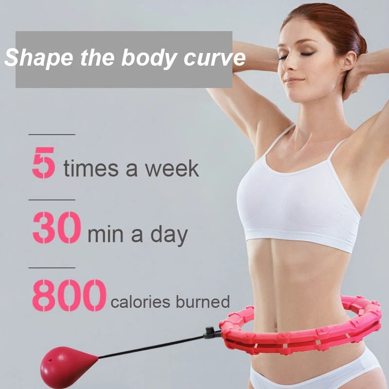 Adjustable Sport Hoops | Abdominal Exercise | Hoola Massage | Fitness Hoop for Women