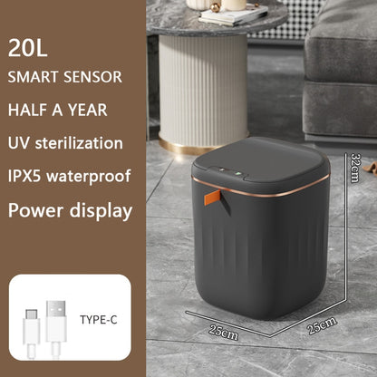 Hot Selling Smart Kitchen Storage: Automatic Induction Trash Bin