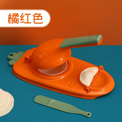 2-in-1 Manual Dough Press - DIY Dumpling Maker & Wrapper Tool