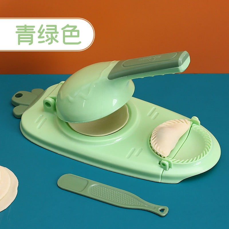 2-in-1 Manual Dough Press - DIY Dumpling Maker & Wrapper Tool