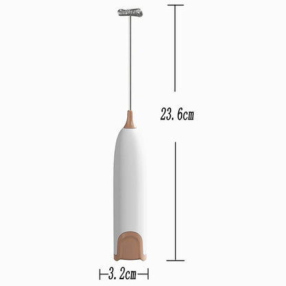 Mini Milk Frother | Portable Foam Machine for Lattes, Coffee, Cappuccino, Matcha, Hot Chocolate | Drink Mixer