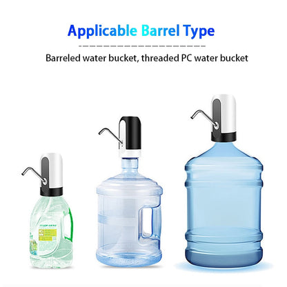 Portable Electric Water Bottle Pump: USB Rechargeable Dispenser