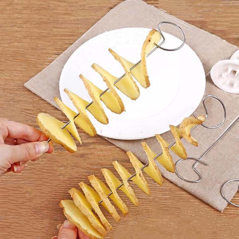 Spiral Potato Cutter: Creative Kitchen Vegetable Tool