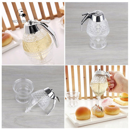 Honey Dispenser Pot - Portable Kitchen Storage & Accessories