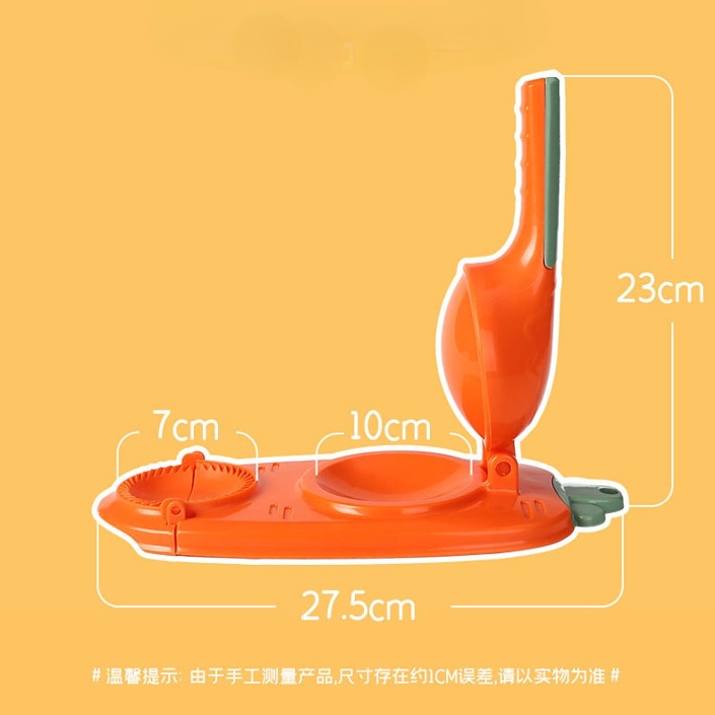 2-in-1 Manual Dough Press - DIY Dumpling Maker & Wrapper Tool