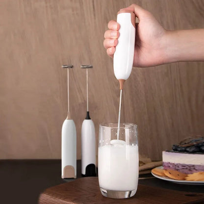 Mini Milk Frother | Portable Foam Machine for Lattes, Coffee, Cappuccino, Matcha, Hot Chocolate | Drink Mixer