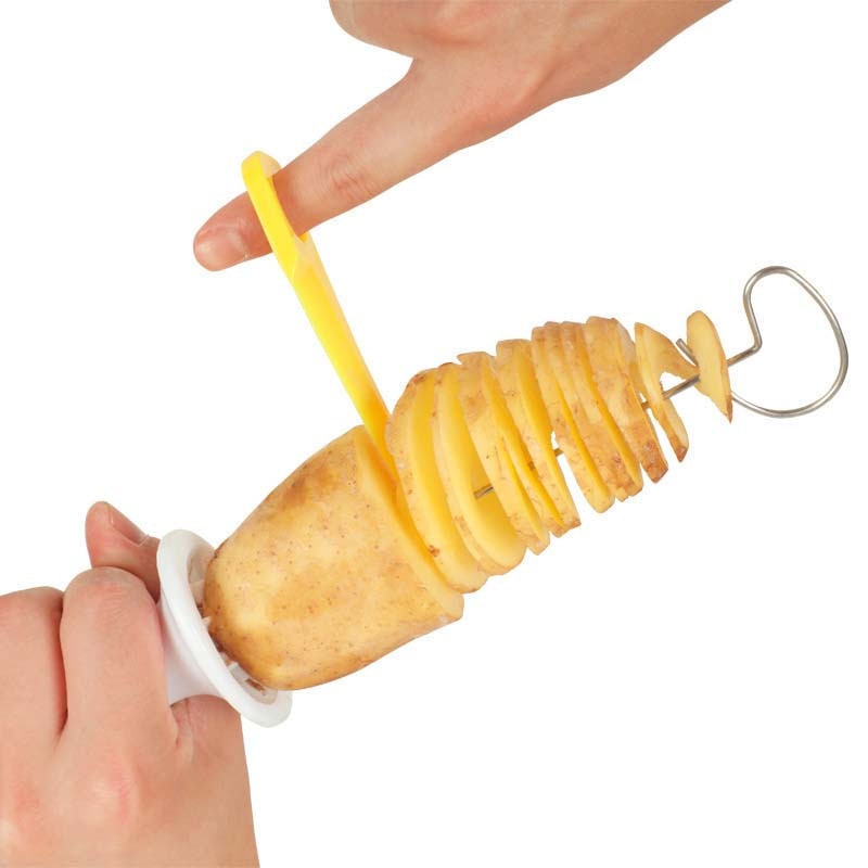 Spiral Potato Cutter: Creative Kitchen Vegetable Tool