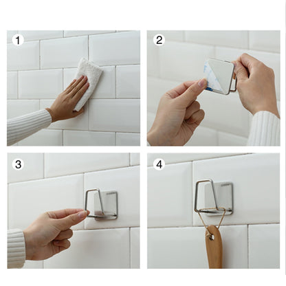 Stainless Steel Kitchen Sponge Holder: Wall-Mount Organiser