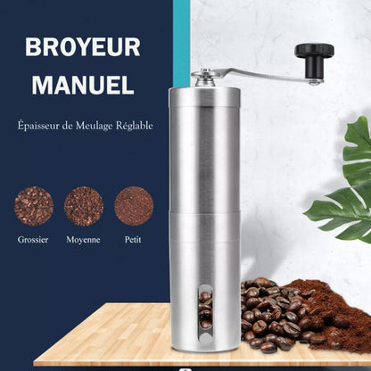 Mini Stainless Steel Manual Coffee Grinder: Kitchen Bean Mill