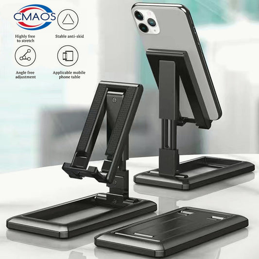 Foldable Tablet & Phone Stand | Adjustable Desk Holder for iPad, iPhone & Samsung | Desktop Bracket