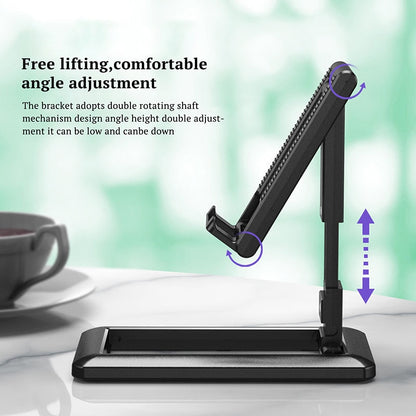 Foldable Tablet & Phone Stand | Adjustable Desk Holder for iPad, iPhone & Samsung | Desktop Bracket