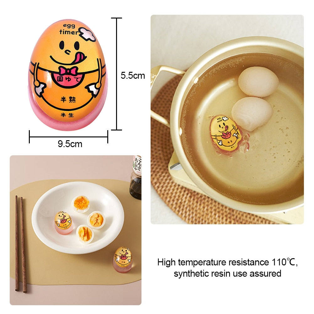 Colour-Changing Resin Egg Cooker: Kitchen Temperature Observer