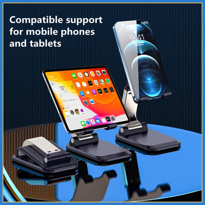 Foldable Aluminum Alloy Desktop Phone Stand | Tablet Support Bracket Holder for Smartphone Mount