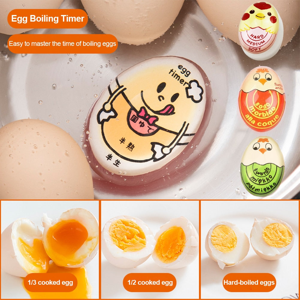 Colour-Changing Resin Egg Cooker: Kitchen Temperature Observer