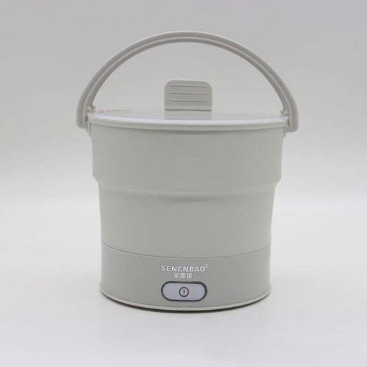 Portable Folding Electric Hot Pot: Heated Food Container for Home